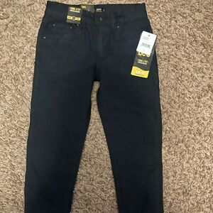 NWT boys Lee slim fit denim. Adjustable waist. Stretch denim with tapered leg